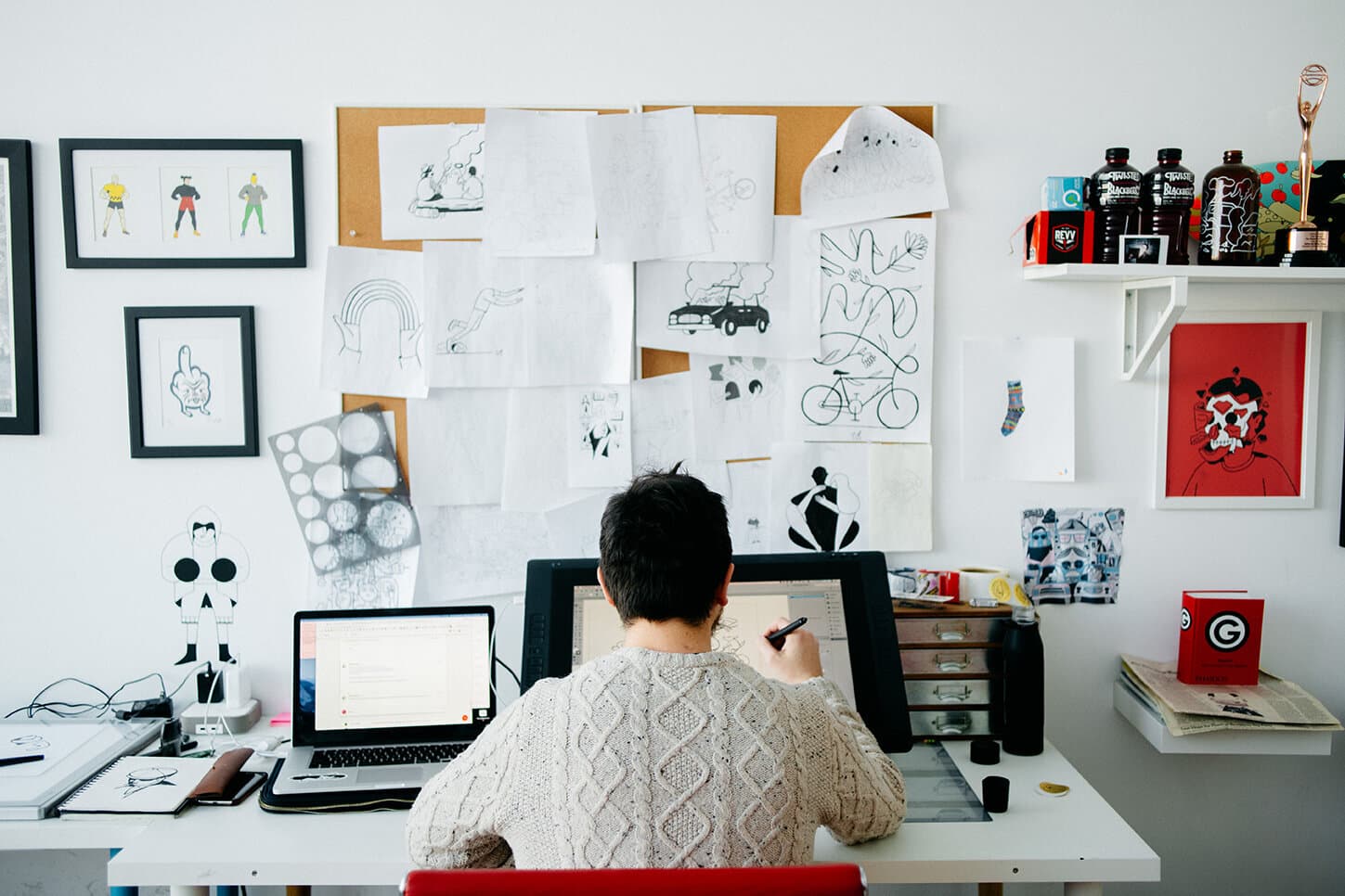 Christopher DeLorenzo in his studio